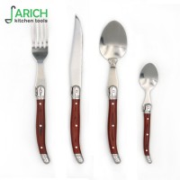 (JYKTO-K202 ) Hot sale  stainless steel  knifes,spoons and forks  with wooden handle